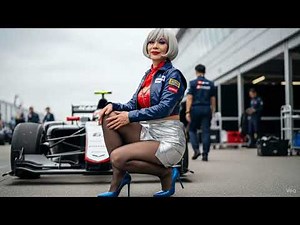 Elegance on the Grid: A Race Queen’s Graceful Ritual( AI VIDEO)