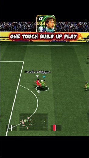 One Touch Build Up Play ⚡️ Fast Passing → Perfect Finish 🎯🔥