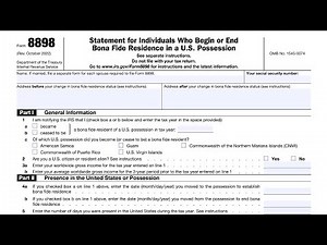 IRS Form 8898 walkthrough ARCHIVED COPY - READ COMMENTS ONLY