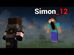 I Made SIMON_12 And Added Him To My Minecraft World.