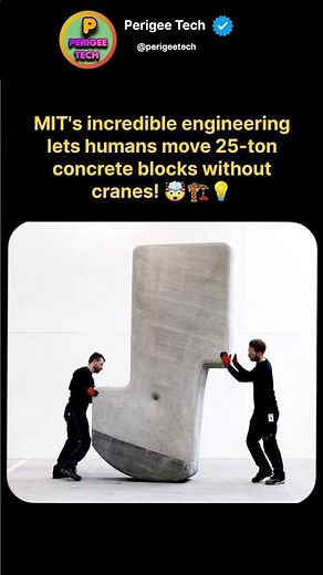 MIT's Incredible 25-Ton Concrete Block Innovation! 🪨🤯