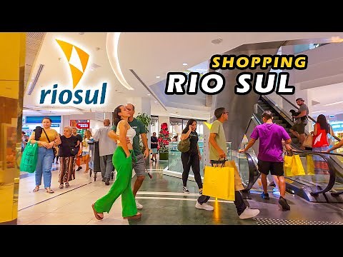 Walking in SHOPPING RIO SUL — BOTAFOGO — AN ICON OF THE SOUTH ZONE OF RIO DE JANEIRO 【 4K UHD 】