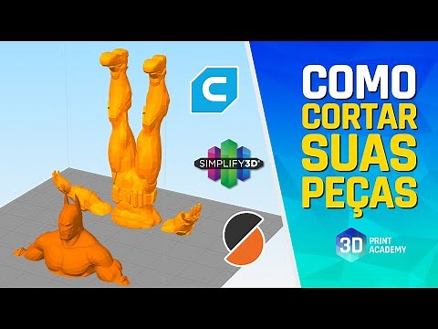 Como CORTAR SUA IMPRESSÃO 3D nos Fatiadores Cura, Simplify3D e Prusa Slicer
