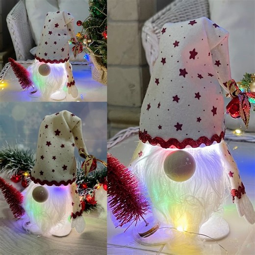 365K views · 7.6K reactions | Buongiorno amici珞guardate che bello il nostro gnomo luminoso  è facile e divertente da realizzare ❤️ | Creativemamy Only Christmas | Facebook