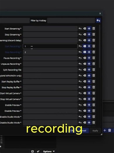 How to Set up Key binds/ Hot keys in OBS Studio. #tutorial