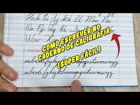 CALIGRAFIA Como Escrever no CADERNO DE CALIGRAFIA Passo a Passo COMPLETO