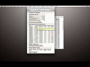 Interpreting the Fit Model output in JMP for a One Factor Repeated Measures ANOVA (Module 2 8 9)