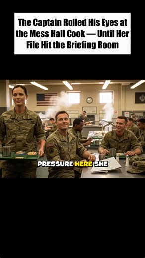 The Captain Rolled His Eyes at the Mess Hall Cook — Until Her File Hit the Briefing Room | Mr. Walter Stories
