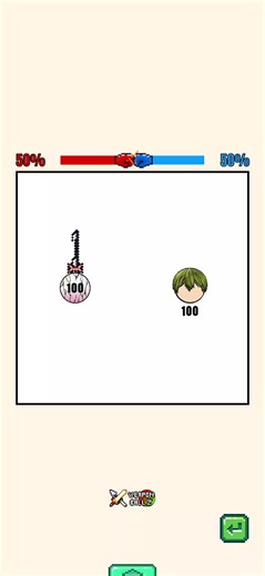 shinobu (WOMAN!!!!!) vs Naoya. #weapon #weaponball #fyp #naoya #shinobu