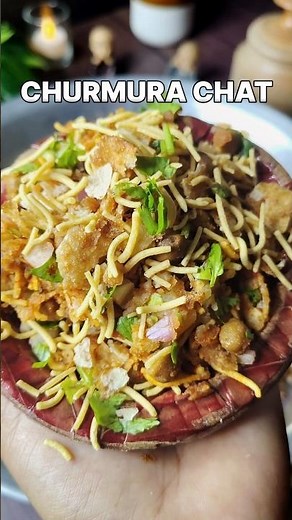 Churmura Chat Recipe | Pani Puri Style Churmura Chaat | Street Style Chaat | #shorts