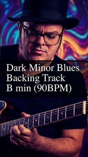 Minor Blues Backing Track B min Guitar Soloing Practice #backingtrack #guitarpractice #bluesmusic