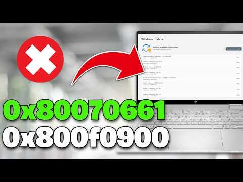 Windows 10 Update Error 0x800f0900/0x80070661 FIX
