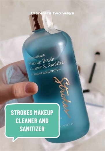 Effortless Makeup Brush Cleaning with STROKES Cleaner