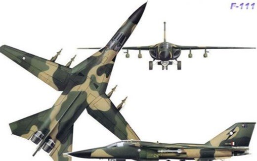 美国F111战斗机介绍 性能详解 f111战斗轰炸机土豚可变后掠翼多用途中距离战斗攻击机 苏24逆向研发f111由来