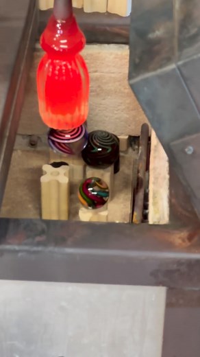 20K views · 457 reactions | Marble Bowl with 2" Rainbow Marble | Fritz Glass | Facebook