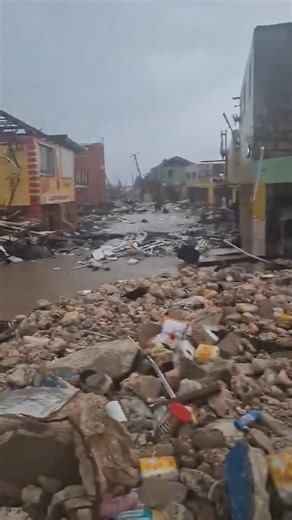This is Black River, Jamaica.- The aftermath of hurricane Melissa is now starting to trickle through and it looks like complete devastation. | I am a Jamaican