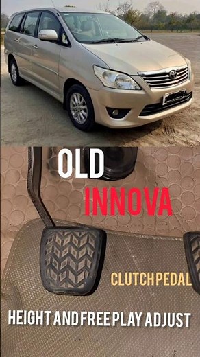 clutch pedal height and Free play adjust #toyotainnova #clutchfreeplay#carrepair #shorts