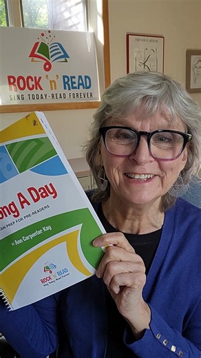 Hello Rock 'n' Readers! Ann Kay here, and I'm so excited to announce that my book, A Song A Day: Brain Prep for Pre-Readers, is officially available for purchase! 📖🎶 This is a project that's been in the works for a long time, and I'm thrilled to finally share it with all of you. It's a research- and evidence-based curriculum with 50 fun, music-filled lessons to help prepare 4, 5, and 6-year-olds for reading. Each lesson uses simple songs and musical activities to build essential brain connecti