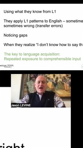 Language Acquisition: The POWER of Input Exposure #shorts