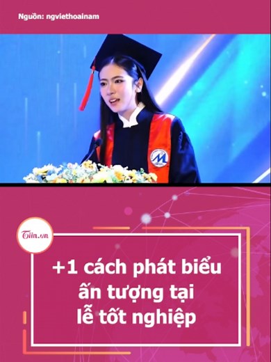 1 cách phát biểu ấn tượng tại lễ tốt nghiệp #tiinnews | Unstoppable