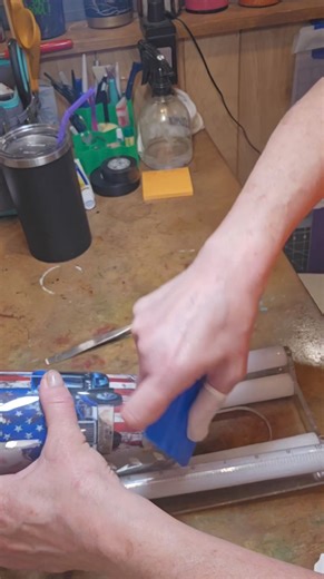 7.3K views · 185 reactions | Check out this diamond plate design tumbler  #semitrucks #usa #america #tumblers #dojesdesigns | Dojes Designs LLC | Facebook