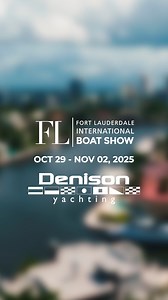 5.6K views · 43 reactions | Next stop, Fort Lauderdale International Boat Show ⚓️ Oct 29-Nov 2 Denison is ready to showcase the largest display in Fort Lauderdale Boat Show’s history, with 50+ listings available for sale & charter.  Denison booth: Hall of Fame Face Dock. ✨ To view our full lineup details and more, visit https://hubs.ly/Q03M_jHJ0 | Denison Yachting | Facebook