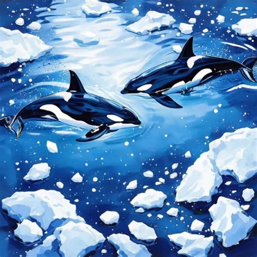 Mermaid Tales elegant orcas