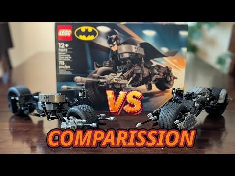 LEGO BATMAN Bat-Pods 5004590 vs. 76273 Comparison! (2015 vs. 2024)
