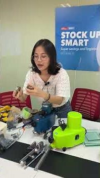 Cassie introduces the portable glass edging machine