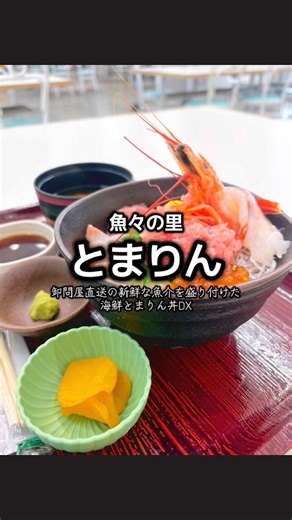 魚々の里とまりん DX海鮮丼