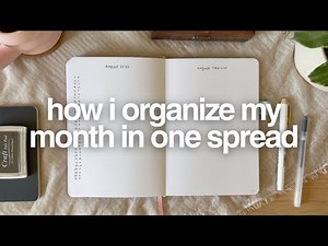 How to Use the Monthly Log in Your Bullet Journal