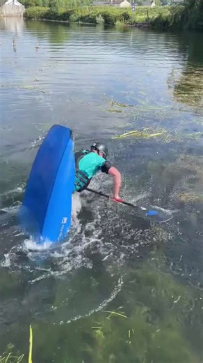 Unexpected Kayak Entry: From Steps to Splash!