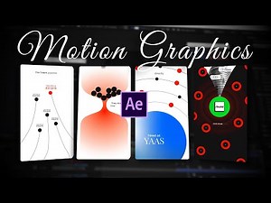 Advanced MOTION GRAPHICS in after effects | Full Workflow