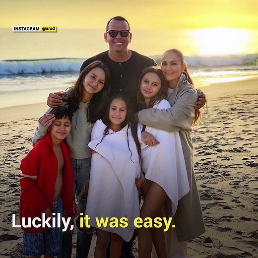 854K views · 121 reactions | J.Lo and A-Rod's blended family is too sweet for words.  | Harper's Bazaar | Facebook