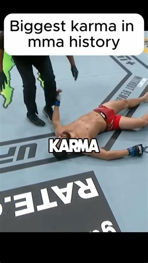 Instant Karma in the Octagon #ufc #karma #shorts