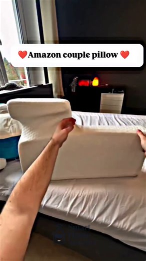 Smart Home Beautiful on Instagram: "Link In Bio💑🛏️ Couples Merging Pillow – The Ultimate Arched Arm Pillow for Cuddling Comfort! 🌙💤 Say goodbye to numb arms and awkward cuddles! This Couples Merging Pillow is designed with a smart arched structure so your arm slides underneath, giving you the freedom to cuddle without the discomfort. 😍 💖 Why You’ll Love It: ✅ Ergonomic Arch Design – Protects your arm from pressure ✅ Perfect for Couples – Cuddle all night in comfort ✅ Neck & Cervical Suppor