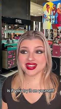 A little educational moment #greenscreen #sephora #retail #makeup #skit #pov #makeupartist