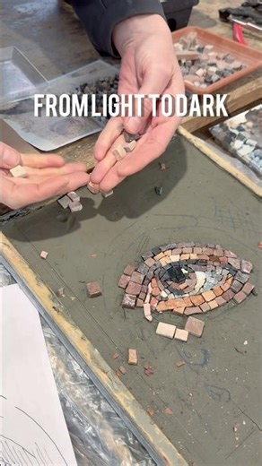 Color samples are very useful for creating mosaics #studiocassio #mosaic #rome #artedelmosaico