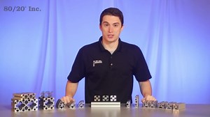 8020, 3060, 15 Series, 3 Inch x 6 Inch Aluminum T-Slot Extrusion T Slotted Extruded 80/20 Guide Rail Profile (12" Long, Clear Anodize)