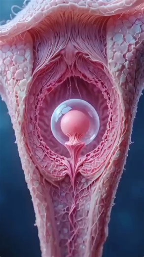 RealOvulationin3D|GraafianFollicleRupture&EggReleaseExplained#OvulationProcess #Medical3DAnimation