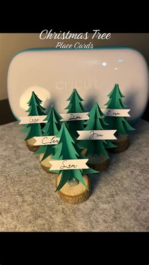 Cricut Hacks on Instagram: "🥰Check the Link in my bio to get our Huge SVG Bundle 💖 Everything Included in this Bundle 😍 More than 200K SVGs and Fonts ✅ Christmas Tree Place Cards #cricut #cricutprojects #christmas #crafts #craft #cricuttutorials #cricutjoy"