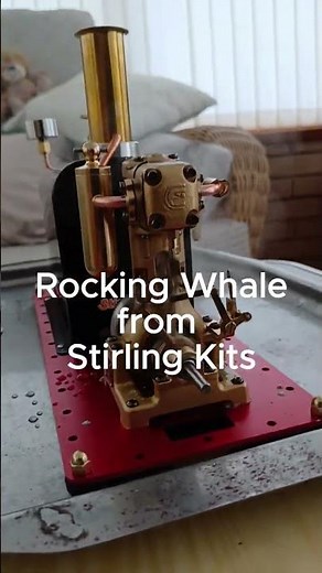 The Rocking Whale miniature live steam engine