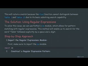 Avoiding Confusion with Python's find Function: How to Accurately Extract Table Data