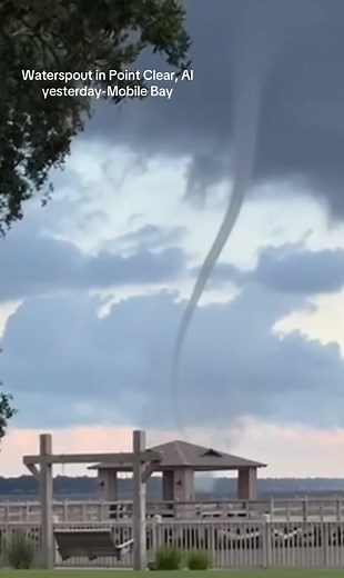 Waterspout Phenomenon in Point Clear, Alabama