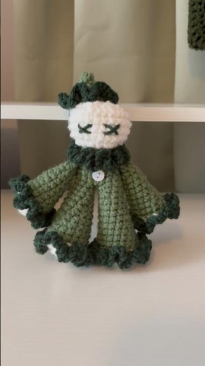 Crochet Clover the Clown. Available as a written pattern and free tutorial #amigurumi #crochetclown