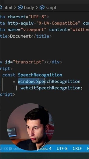 Dictation function with #JavaScript #tutorial #code #function