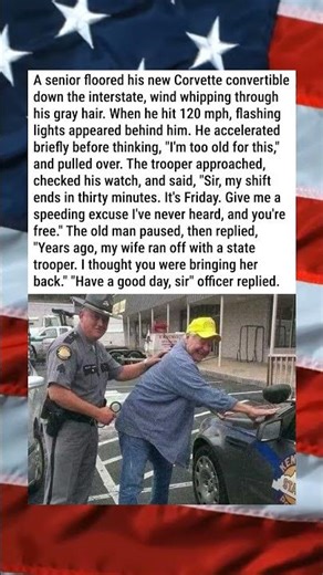 OLD MAN OUTSMARTS STATE TROOPER😂👍