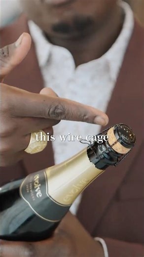 Did you know? that this wire cage that holds down a cork is called a muselet. #champagne #bubbly
