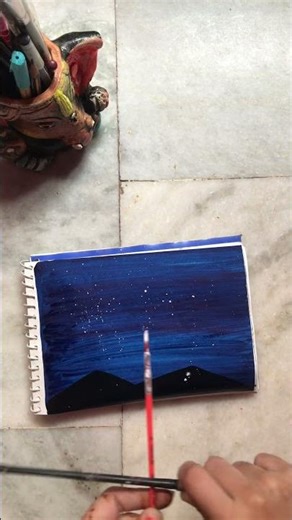 Sky painting #painting #sky #painting #shortsfeed #aesthetic #art