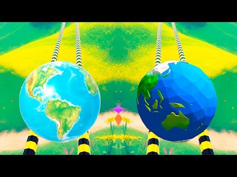 Globe Sky Rolling Balls vs Globe Going Balls! Update Race 1218